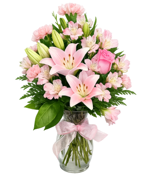 Pretty in Pink Flower Bouquet