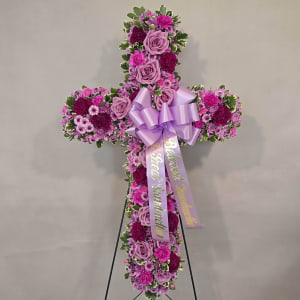 DEEPEST FAITH CROSS Flower Bouquet