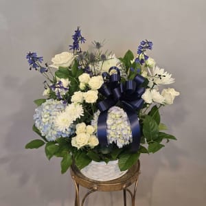 BLUE DAY BASKET Flower Bouquet
