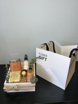 Botanical Escape Gift Crate Flower Bouquet