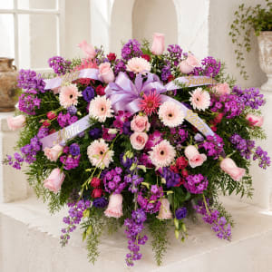 Phlox & Stock Lavender Blanket Flower Bouquet