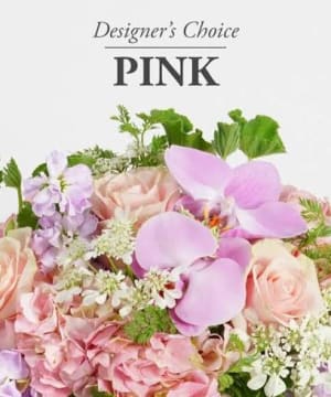 Blushing Ceramic Vase Flower Bouquet
