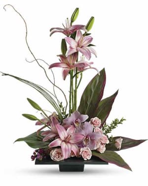 Imagination Blooms with Cymbidium Orchids Flower Bouquet