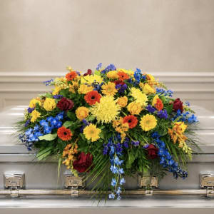 Bold Expressions Casket Spray Flower Bouquet