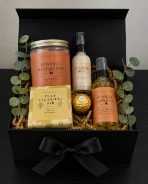 Botanical Escape Gift Crate Flower Bouquet