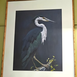 Aviary Framed Picture Flower Bouquet