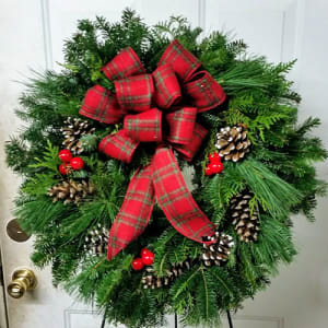 Adult Class! Decorate a Fresh Evergreen Wreath 12/02 @ 4PM or 6PM