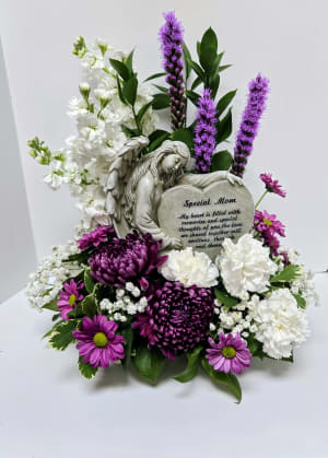 Special Mom/Dad Angel Arrangement Flower Bouquet