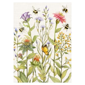 Bee Spring Bird Bath Art Pole