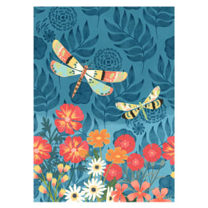 Dragonfly Dream Bird Bath Art Pole