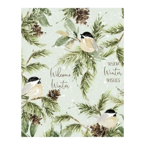 Winter Chickadee 20" Art Pole