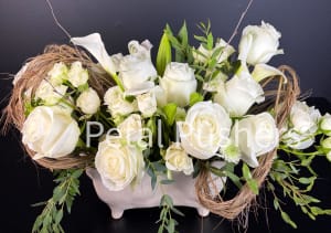Ivory Embrace Flower Bouquet