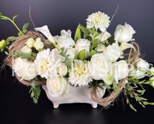 Ivory Embrace Flower Bouquet