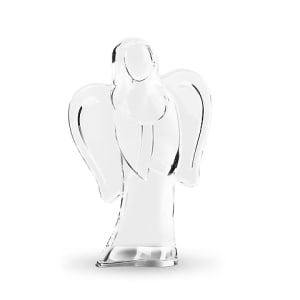 Clear Glass Angel Flower Bouquet