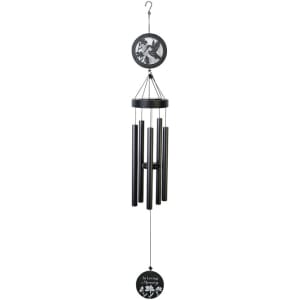 In Loving Memory Wind Chime With Stand Flower Bouquet