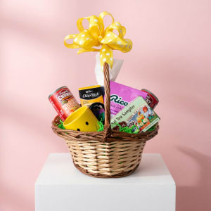 Get Well Care Basket Flower Bouquet