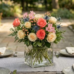 Apricot Wedding Collection Flower Bouquet