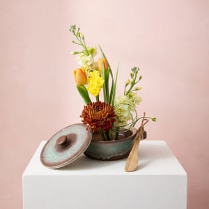 Brie-licious Blooms Flower Bouquet
