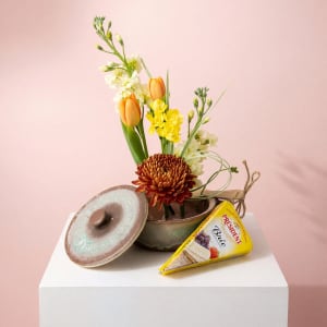 Brie-licious Blooms Flower Bouquet