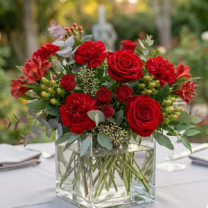 Crimson Wedding Collection Flower Bouquet