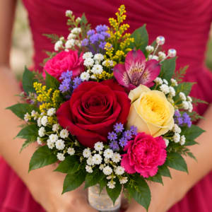 Multicolor Homecoming Flowers Flower Bouquet