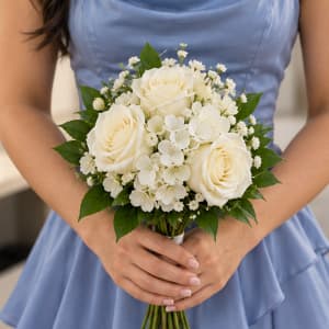 White Homecoming Flowers Flower Bouquet