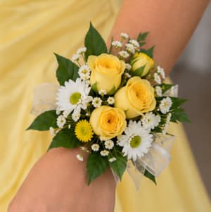 Yellow Homecoming Flowers Flower Bouquet