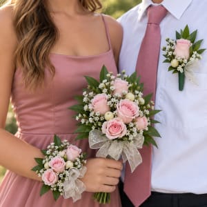 Pink Homecoming Flowers Flower Bouquet