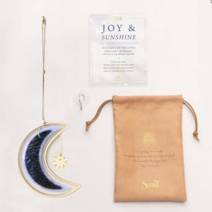Stained Glass Light Catcher – Moon & Star