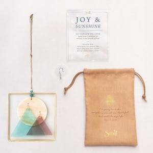 Sunset Mountains Stained Glass Suncatcher | Scout Curated Wears
