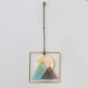 Sunset Mountains Stained Glass Suncatcher | Scout Curated Wears