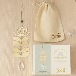 Suncatcher – Lotus & African Turquoise
