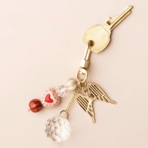 Bookmark & Keychain Set – Angel Wings | Protection