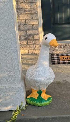 Concrete Goose Flower Bouquet