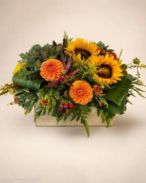Golden Harvest Garden Flower Bouquet