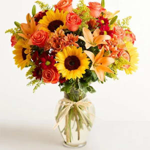 Fields of Europe for Fall Flower Bouquet
