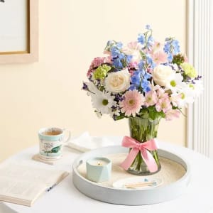 Watercolor Skies Delphinium Bouquet Flower Bouquet