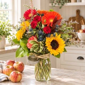Canning Season Flower Bouquet