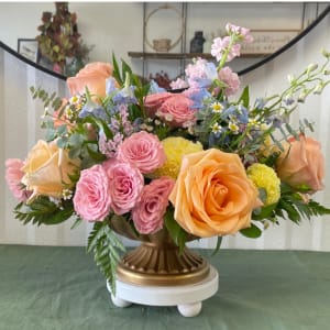 The Golden Compote Flower Bouquet