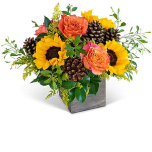 Harvest Sunburst Flower Bouquet
