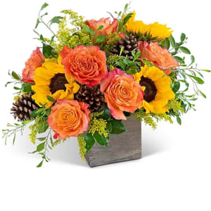 Harvest Sunburst Flower Bouquet