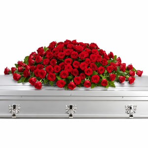 Greatest Love Casket Spray Flower Bouquet