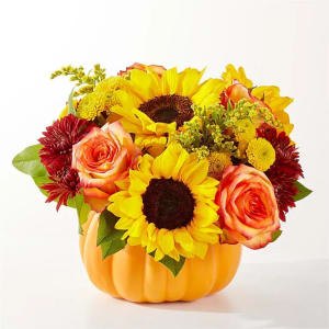 Golden Gourd Pumpkin Bouquet Flower Bouquet