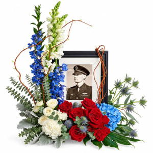 Always With Us Photo Tribute Bouquet Flower Bouquet