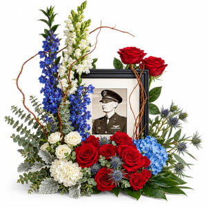Always With Us Photo Tribute Bouquet Flower Bouquet