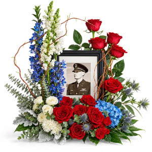 Always With Us Photo Tribute Bouquet Flower Bouquet