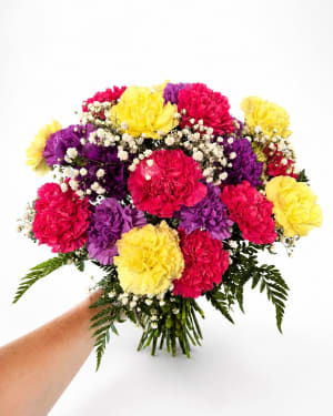 Mixed Carnations Arrangements Flower Bouquet