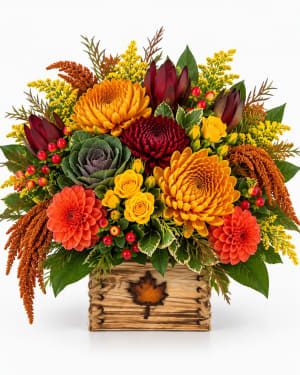 Autumn Harvest Charm Flower Bouquet
