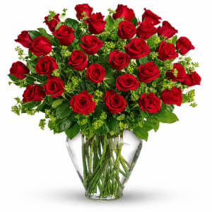 My Perfect Love - Long Stemmed Red Roses Flower Bouquet