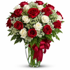 Love's Divine Bouquet - Long Stemmed Roses Flower Bouquet
